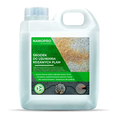 NANOPRO Preparat do usuwania rdzawych plam - 1L