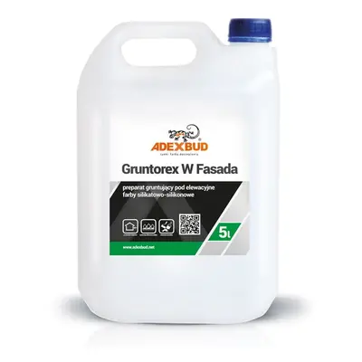 Grunt Zewnętrzny Gruntorex W Fasada Si-Si pod farby 5l Adexbud