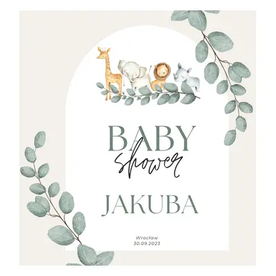 Personalizowane gry na BABY SHOWER - jungle