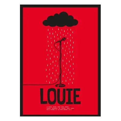 Louie, mikrofon - plakat Wymiar do wyboru: 70x100 cm