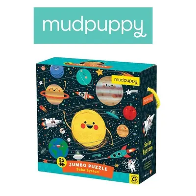 Mudpuppy, Puzzle podłogowe Jumbo układ słoneczny 25 elem.