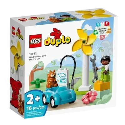 Lego DUPLO 10985 Turbina wiatrowa i samochód elektryczny