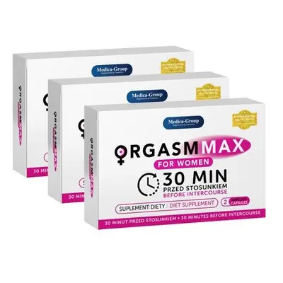 MEGA ZESTAW Orgasm Max for Women 6 kapsułek | 100% ORYGINAŁ| DYSKRETNA PRZESYŁKA