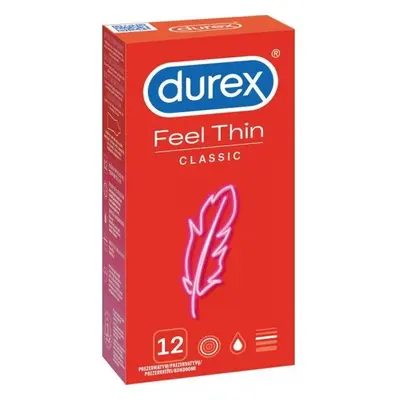 Prezerwatywy Durex Feel Thin Classic 12 szt. | 100% ORYGINAŁ| DYSKRETNA PRZESYŁKA