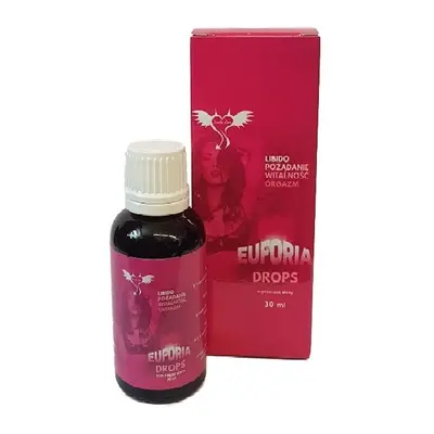 Kropelki na Pobudzenie Seksualne Euforia Drops 30ml | 100% ORYGINAŁ| DYSKRETNA PRZESYŁKA