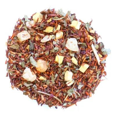 Najlepsza herbata czerwonokrzew Rooibos SŁODKI ALOES ananas melisa 120g