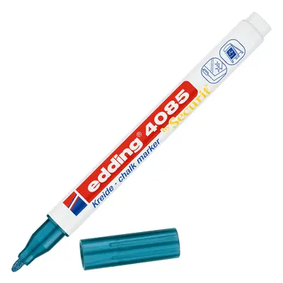 MARKER KREDOWY E-4085 EDDING, 1-2MM, METALICZNY NIEBIESKI