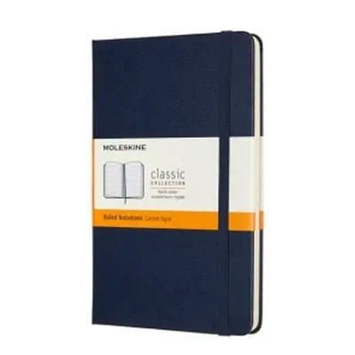 NOTES MOLESKINE CLASSIC M (11,5X18 CM) W LINIE, TWARDA OPRAWA, SAPPHIRE BLUE, 208 STRON, NIEBIES