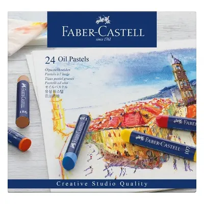 PASTELE OLEJNE CREATIVE STUDIO FABER-CASTELL, 24 KOLORY