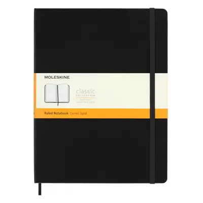 NOTES MOLESKINE CLASSIC XL (19X25CM) W LINIE, TWARDA OPRAWA, 192 STRONY, CZARNY