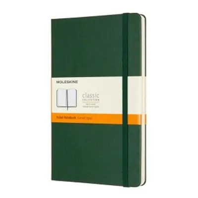 NOTES MOLESKINE CLASSIC L (13X21CM) W LINIE, TWARDA OPRAWA, MYRTLE GREEN, 240 STRON, ZIELONY