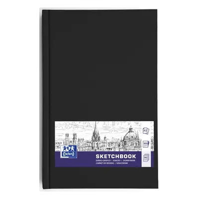 SZKICOWNIK OXFORD SKETCHBOOK SZYTY, 96 KARTEK A5, CZARNY