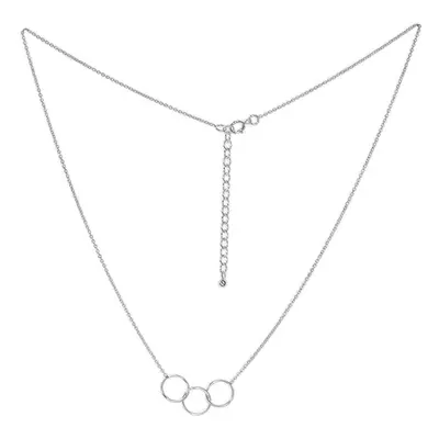 Naszyjnik ze srebra kółeczka