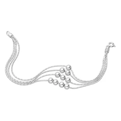 Elegancka srebrna bransoletka