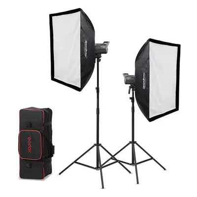 Zestaw 2x Godox Litemons LA200Bi Bi Color K2 + akcesoria