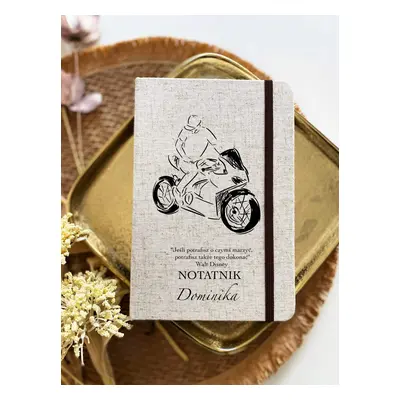 Prezent dla motocyklisty - personalizowany notes dla motocyklisty