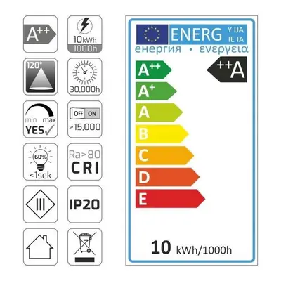 Lustro owalne czarne LED 50x115 Piaskowane LOFT