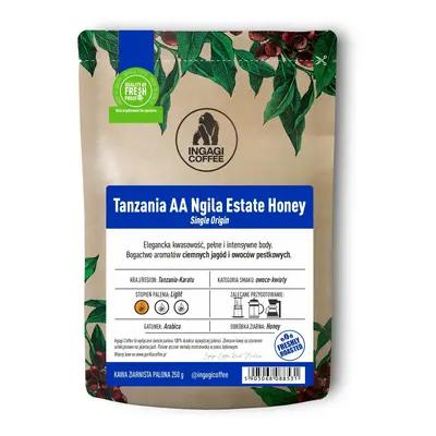 Kawa Tanzania AA Ngila Estate Honey 250g