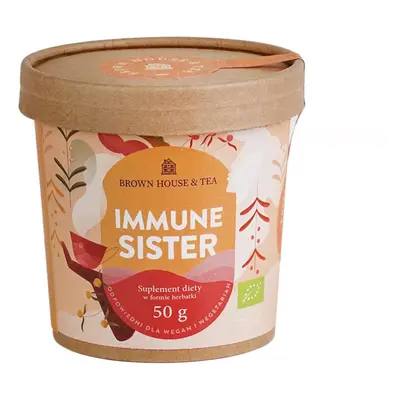 Brown House & Tea - IMMUNE SISTER – herbatka na odporność suplement diety, 50g