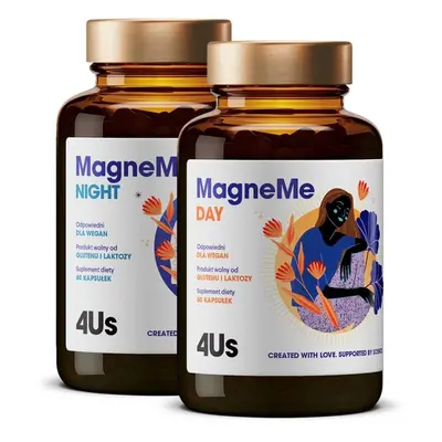 HealthLabs - MagneMe - Magnez z dodatkiem aktywnej formy witaminy B6, 120 kapsułek