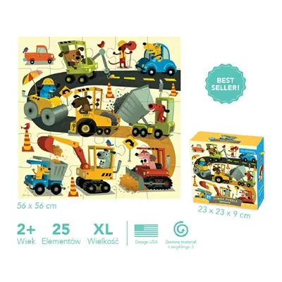 BUDOWA puzzle podłogowe jumbo 25 el.