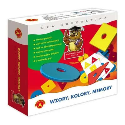 WZORY, KOLORY, MEMORY gra edukacyjna