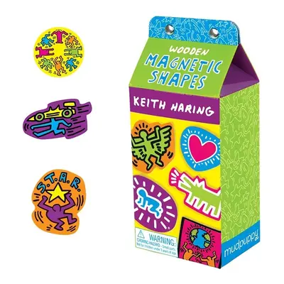 KEITH HARING drewniane magnesy 35 szt.