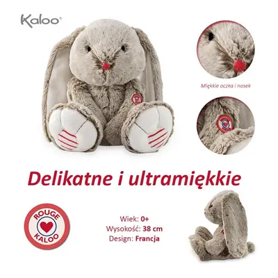 KRÓLICZEK beżowa przytulanka 38 cm