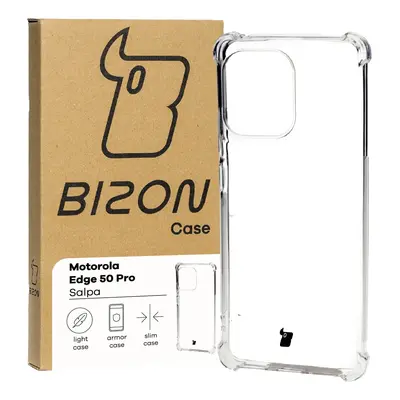 Elastyczne etui Bizon Case Salpa do Motorola Edge 50 Pro, przezroczyste