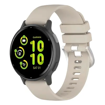 Pasek Bizon Strap Watch Silicone Pro do Garmin Vivoactive 5, jasnoszary