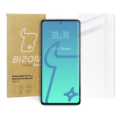 Szkło hartowane Bizon Glass Clear 2 do Redmi Note 12 Pro / 12 Pro+ 5G