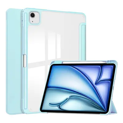 Etui Bizon Case Tab Clear Matt do iPad Air 13" 2024, błękitne