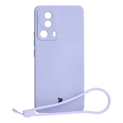 Etui Bizon Case Silicone Sq do Xiaomi 13 Lite, jasnofioletowe