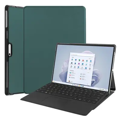 Etui Bizon Case Tab Croc do Microsoft Surface Pro 11 / 10 / 9, ciemnozielone