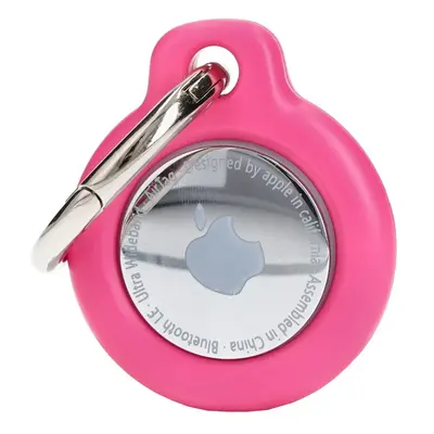 Etui Bizon Case Locator Keychain do Apple AirTag, różowe