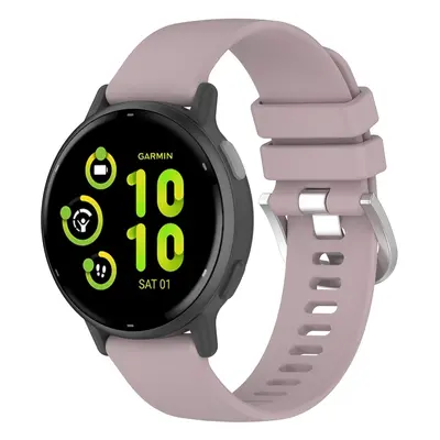 Pasek Bizon Strap Watch Silicone Pro do Garmin Vivoactive 5, jasnofioletowy