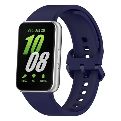 Pasek Bizon Strap Watch Silicone do Galaxy Fit 3, granatowy