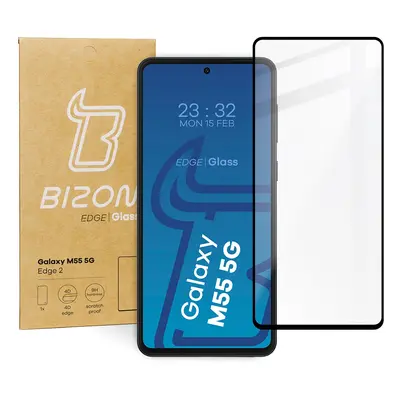 Szkło hartowane Bizon Glass Edge 2 do Galaxy M55 5G