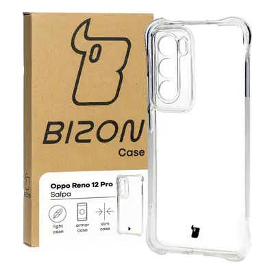 Elastyczne etui Bizon Case Salpa do Oppo Reno 12 Pro, przezroczyste