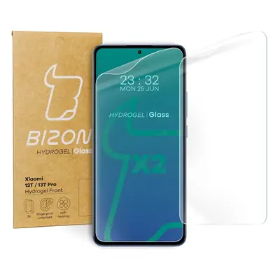 Folia hydrożelowa na ekran Bizon Glass Hydrogel Front do Xiaomi 13T / 13T Pro, 2 sztuki