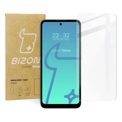 Szkło hartowane Bizon Glass Clear do Motorola Moto E40 / E30