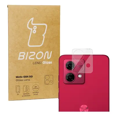 Szkło na aparat Bizon Glass Lens do Motorola Moto G84 5G, 2 sztuki