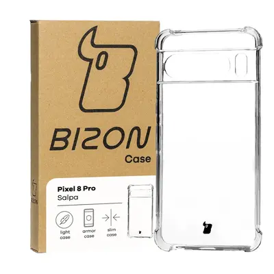 Elastyczne etui Bizon Case Salpa do Google Pixel 8 Pro, przezroczyste