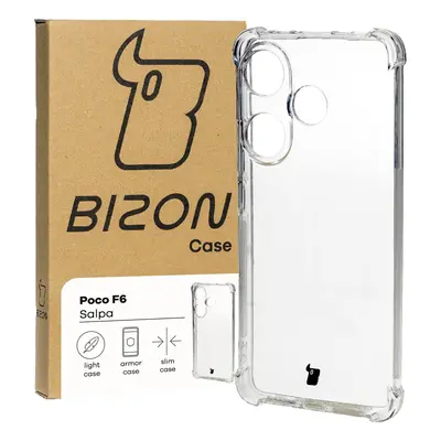 Elastyczne etui Bizon Case Salpa do Xiaomi Poco F6, przezroczyste