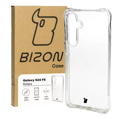 Elastyczne etui Bizon Case Salpa do Galaxy S24 FE, przezroczyste