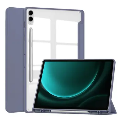 Etui Bizon Case Tab Clear Matt do Samsung Galaxy Tab S9 FE Plus, lawendowe