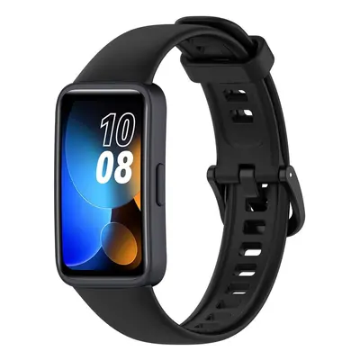 Pasek Bizon Strap Watch Silicone do Huawei Band 9 / Band 8, czarny