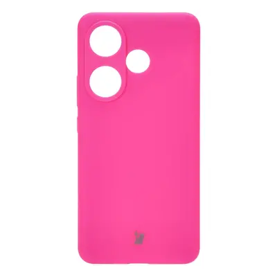 Silikonowe etui Bizon Soft Case do Xiaomi Poco F6, neonowo-różowe