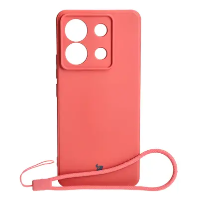 Etui Bizon Case Silicone Sq do Xiaomi Poco X6 / Xiaomi Redmi Note 13 Pro 5G, brudny róż