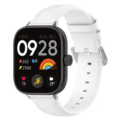 Pasek Bizon Strap Watch Casual do Redmi Watch 4 / Xiaomi Smart Band 9 Pro / 8 Pro, biały